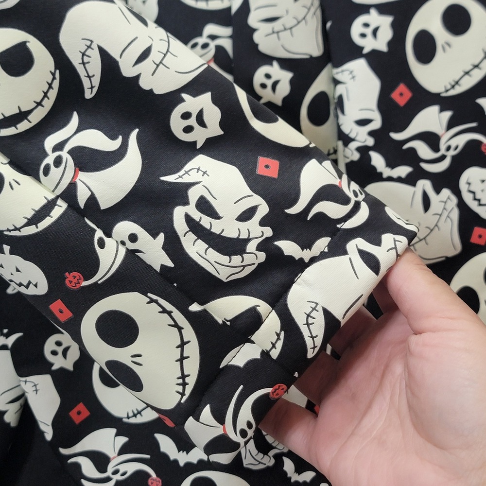 Disney Parks Nightmare Before Christmas Glow In Dark Jack Skellington Blazer LG - Picture 10 of 16